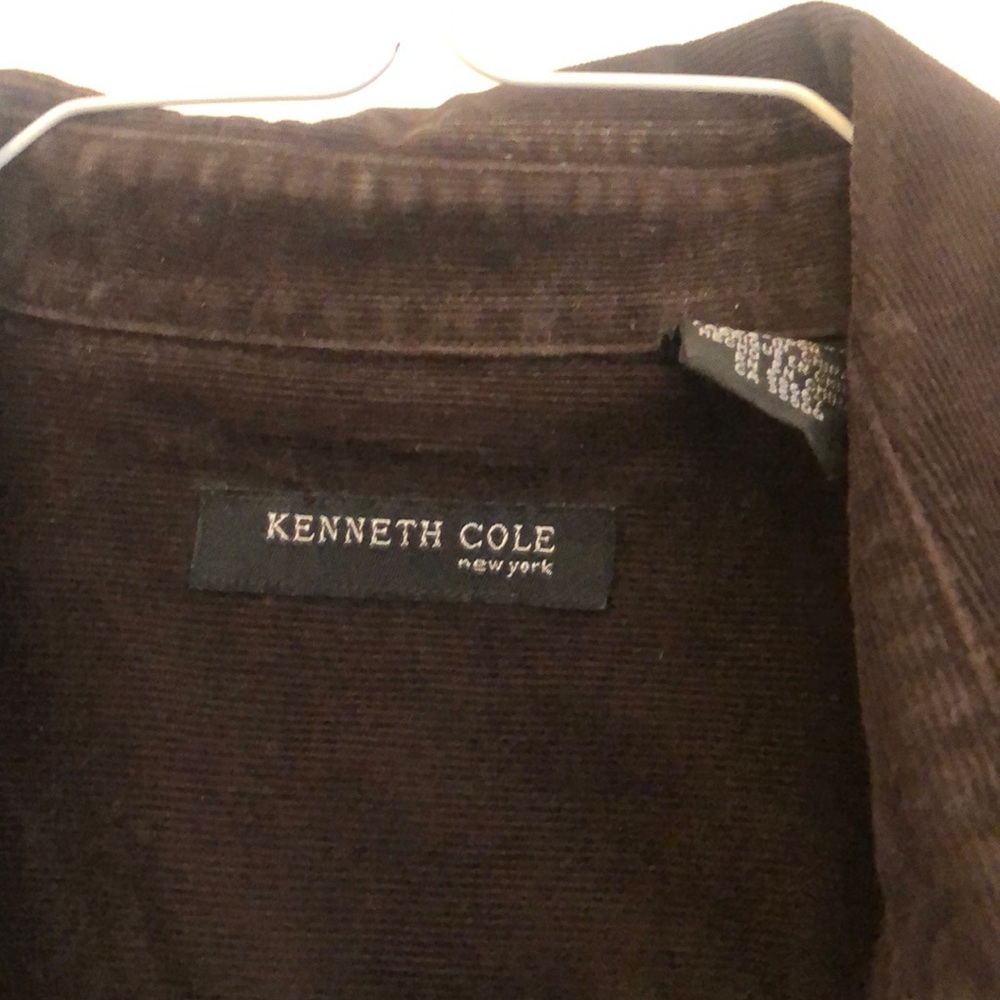 Kenneth Cole brown corduroy shirt